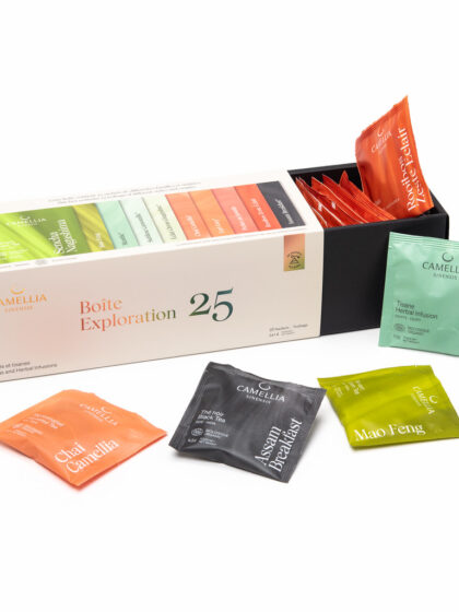 Boîtes Exploration de thé et tisanes Camellia Sinensis