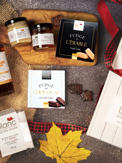 Coffret cadeau gourmet à l'érable - Format avion