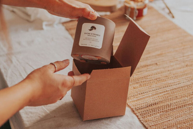 Bougie au sucre d'érable - Image 2