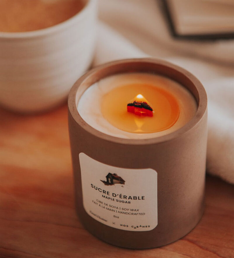 Bougie au sucre d'érable - Image 3
