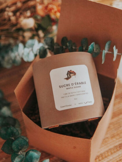 Bougie au sucre d'érable
