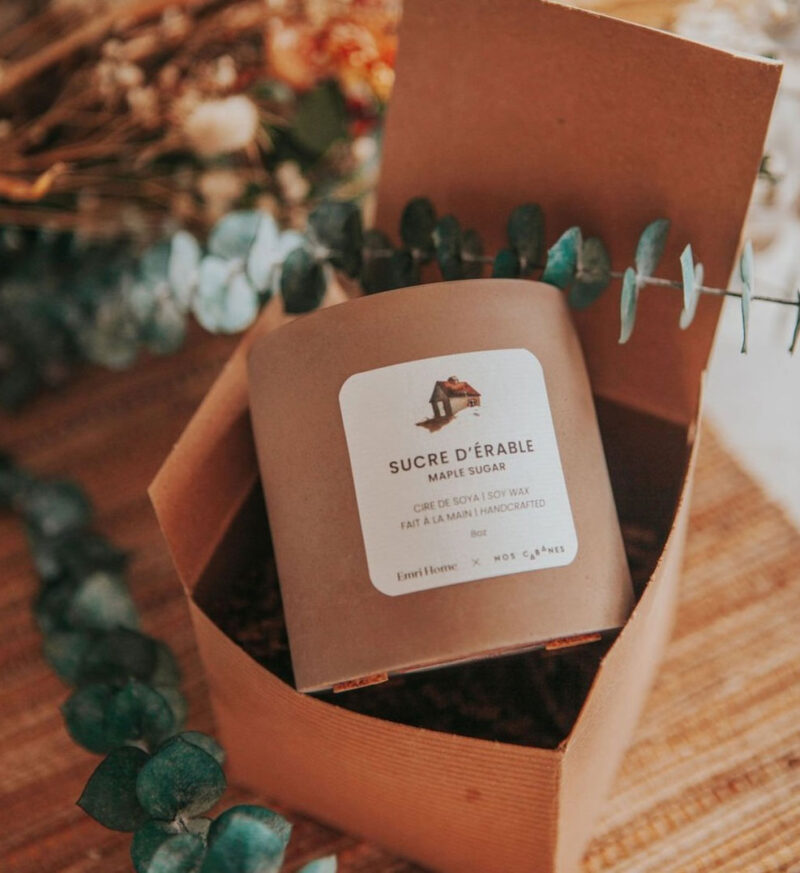 Bougie au sucre d'érable