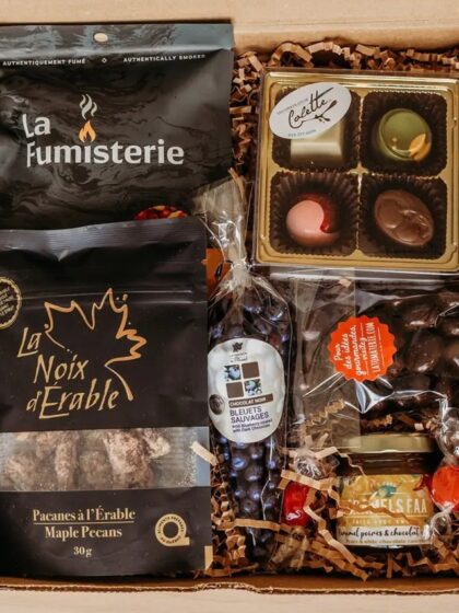 Boite thématique chalet produits du terroir